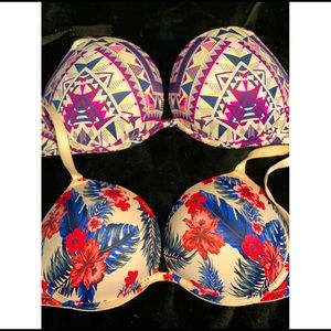 Victoria’s Secret sexy 34 DD bras lot of 2 34 E